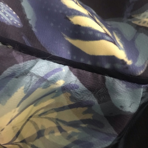 🛍Silence + Noise Dress Floral Green Sz 4 Organza - Picture 6 of 7